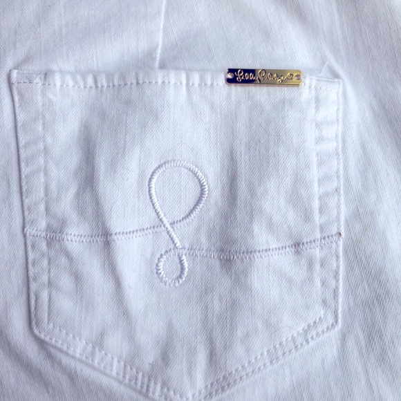 Lilly Pulitzer Denim - 🌴🍊Lilly Pulitzer- Ocean Kay High Rise Pants, (Jeans)“Resort White”, 14